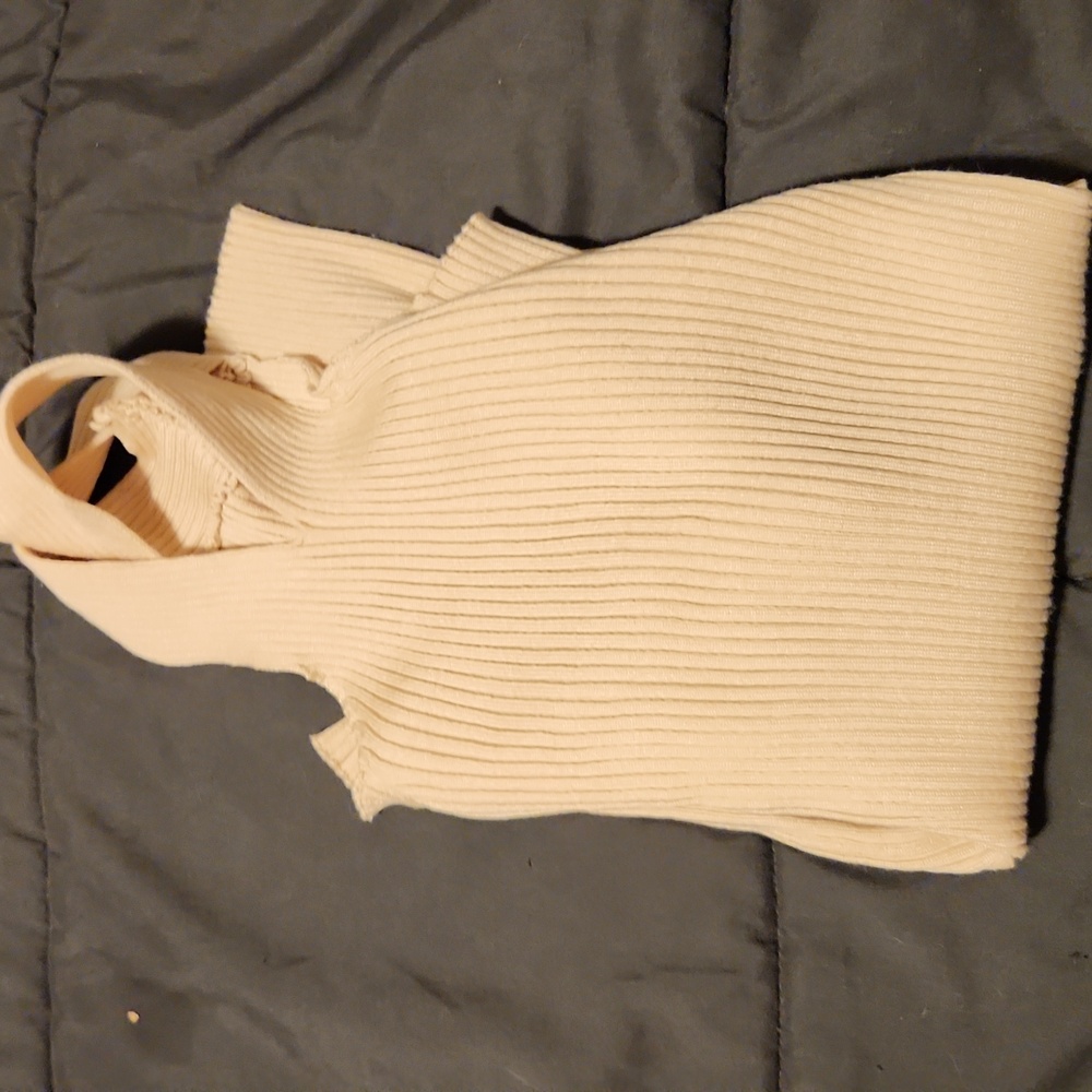 Beige sweater blouse XXS